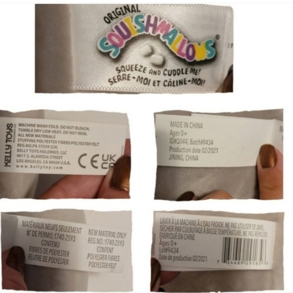 Squishmallow Cherish The Winking Elephant Super Soft Plush Toy - Picture 5 of 6